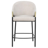 Chadwick Beige Fabric Upholstered Counter Height Chair (Set of 2) by Coaster at Eve Furniture