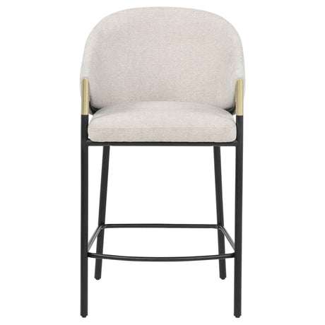 Chadwick Beige Fabric Upholstered Counter Height Chair (Set of 2) by Coaster at Eve Furniture