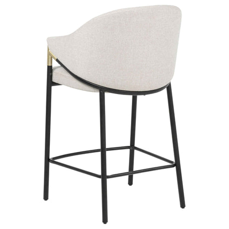Chadwick Beige Fabric Upholstered Counter Height Chair (Set of 2) by Coaster at Eve Furniture