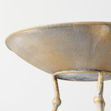 Chadwick II 13L x 13W Gold Metal Webbed Feet Bowl by Mercana at Eve Furniture