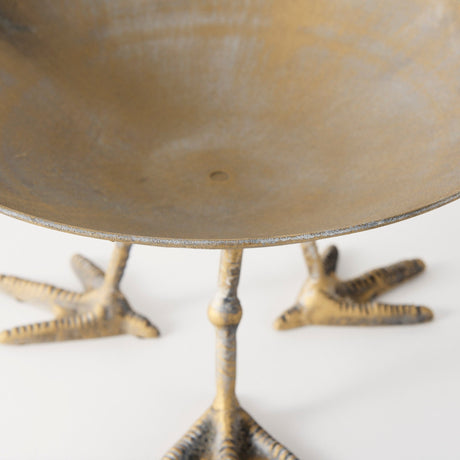 Chadwick II Gold Metal Webbed Feet Bowl by Mercana at Eve Furniture