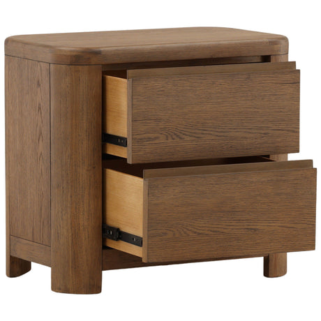 Chadwick Nightstand, Brown by Dovetail at Eve Furniture