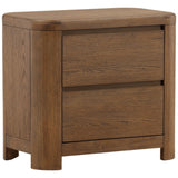 Chadwick Nightstand, Brown by Dovetail at Eve Furniture