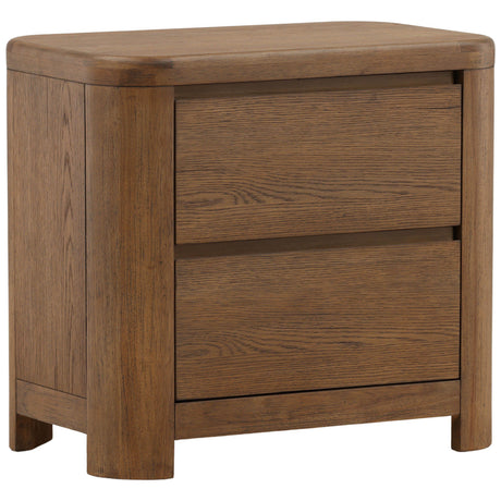 Chadwick Nightstand, Brown by Dovetail at Eve Furniture