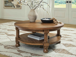 Chadworth Medium Brown Coffee Table by Ashley at Eve Furniture