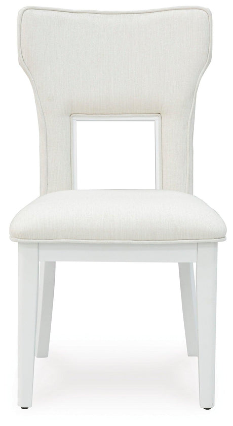 Chalanna White Dining Chair, Set of 2 by Ashley at Eve Furniture
