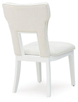 Chalanna White Dining Chair, Set of 2 by Ashley at Eve Furniture