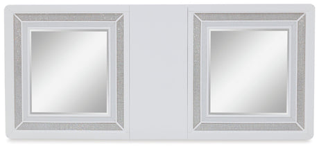 Chalanna White Dining Extension Table by Ashley at Eve Furniture