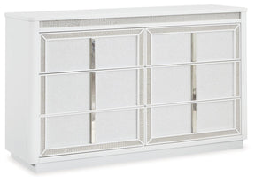Chalanna White Dresser by Ashley at Eve Furniture