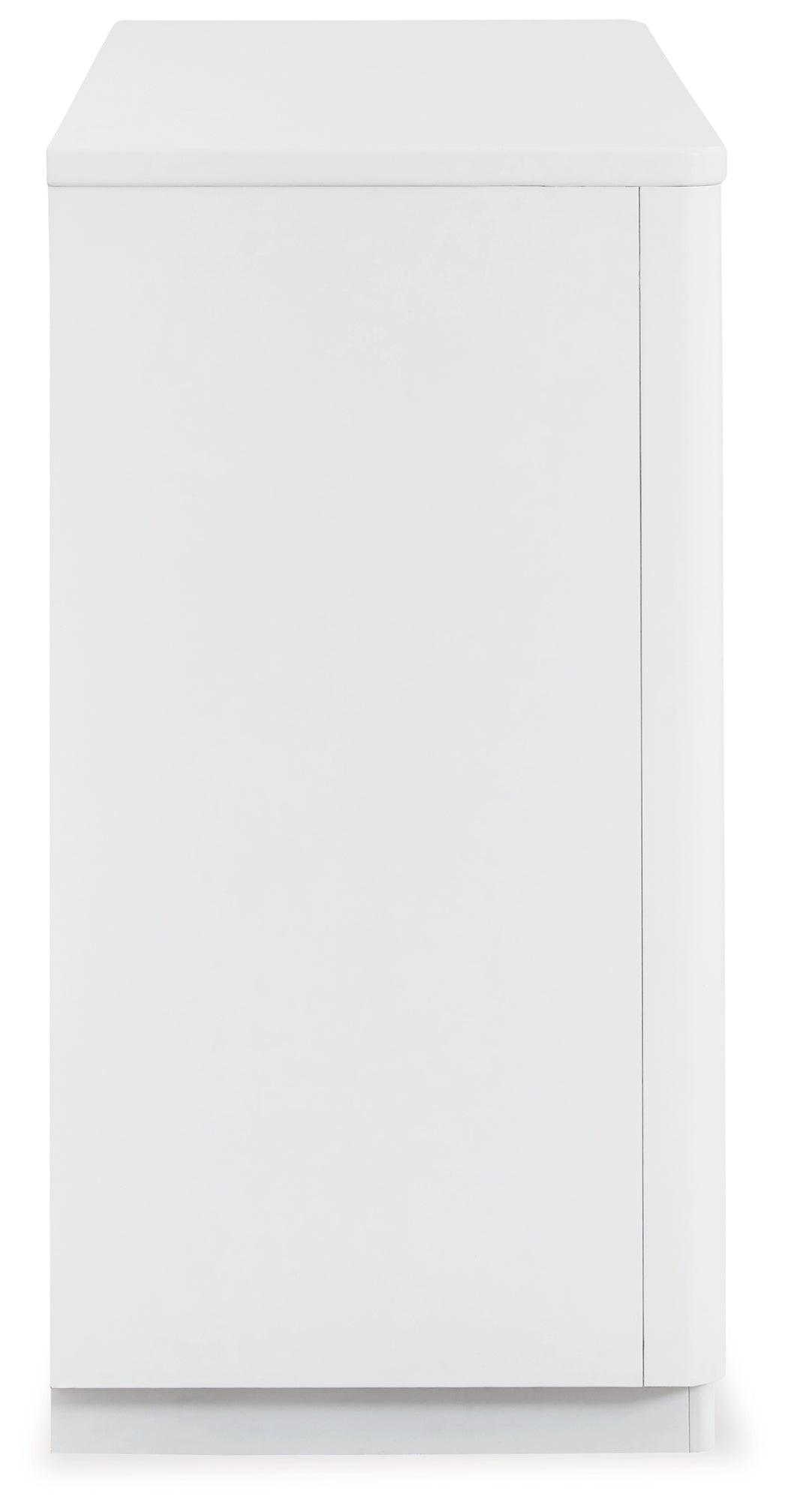 Chalanna White Dresser by Ashley at Eve Furniture