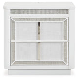 Chalanna White Nightstand by Ashley at Eve Furniture