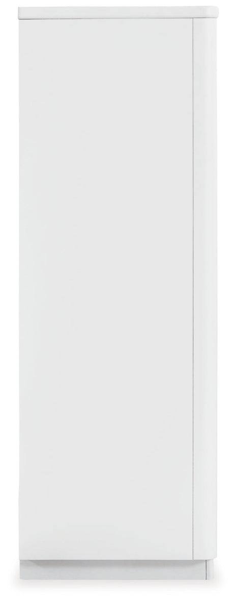 Chalanna White Chest of Drawers by Ashley at Eve Furniture