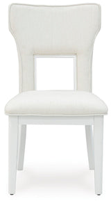 Chalanna White Dining Chair, Set of 2 by Ashley at Eve Furniture