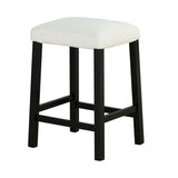 Chalcedony Black/White/Ivory 3-Piece Dining Room Set by Furniture of America at Eve Furniture