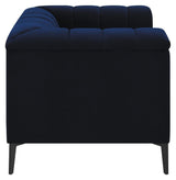 Chalet Blue Tuxedo Arm Chair by Coaster at Eve Furniture
