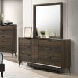 Chalfont Dark Brown Dresser by Furniture of America at Eve Furniture