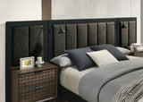 Chalfont Dark Brown King Panel Bed by Furniture of America at Eve Furniture