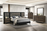 Chalfont Dark Brown Queen Panel Bed by Furniture of America at Eve Furniture