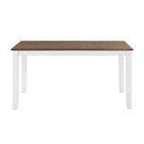 Challis Cherry/White 7-Piece Dining Set by Homelegance at Eve Furniture