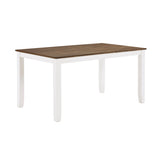 Challis Cherry/White 7-Piece Dining Set by Homelegance at Eve Furniture