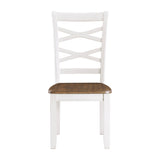 Challis Cherry/White 7-Piece Dining Set by Homelegance at Eve Furniture