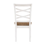 Challis Cherry/White 7-Piece Dining Set by Homelegance at Eve Furniture