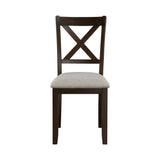 Challis Dark Cherry 7-Piece Dining Set by Homelegance at Eve Furniture
