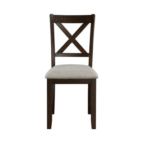 Challis Dark Cherry 7-Piece Dining Set by Homelegance at Eve Furniture