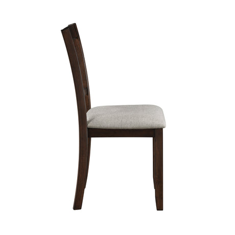 Challis Dark Cherry 7-Piece Dining Set by Homelegance at Eve Furniture