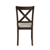 Challis Dark Cherry 7-Piece Dining Set by Homelegance at Eve Furniture