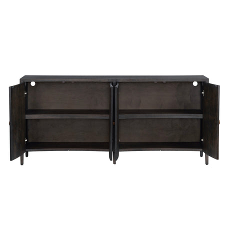 Chambers Brown Four-Door Sideboard by Crestview at Eve Furniture
