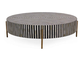 Chameau Black/White Medium Coffee Table by Moe's Home at Eve Furniture