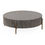 Chameau Black/White Small Coffee Table