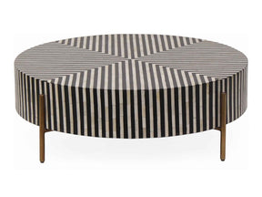 Chameau Black/White Small Coffee Table