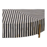 Chameau Large Coffee Table Black and White by Moe's Home at Eve Furniture