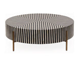 Chameau Large Coffee Table Black and White by Moe's Home at Eve Furniture