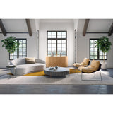 Chameau Medium Coffee Table Black and White by Moe's Home at Eve Furniture
