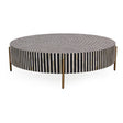 Chameau Medium Coffee Table Black and White by Moe's Home at Eve Furniture