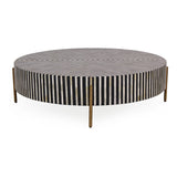 Chameau Medium Coffee Table Black and White by Moe's Home at Eve Furniture