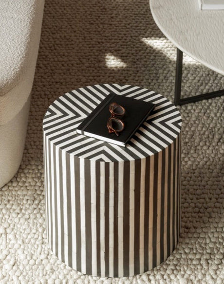 Chameau Side Table Black by Moe's Home at Eve Furniture