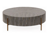 Chameau Small Coffee Table Black and White by Moe's Home at Eve Furniture