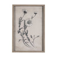 Chamomile Drawing I by Mercana Studio Hand Embellished Textured Framed Art Print Matted under Glass by Mercana at Eve Furniture