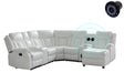 Champion White Reclining Sectional by Happy Homes at Eve Furniture