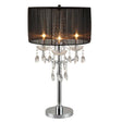 Chandelier Black 29.5" Table Touch Lamp, Set of 2 by Crown Mark at Eve Furniture