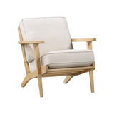 Chandler Beige Accent Chair by Homelegance at Eve Furniture