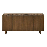 Chandler Brown Four-Door Sideboard by Crestview at Eve Furniture