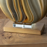 Chandon Gold Swirl Table Lamp (Set of 2) by Crestview at Eve Furniture
