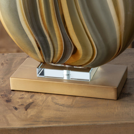 Chandon Gold Swirl Table Lamp (Set of 2) by Crestview at Eve Furniture