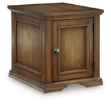 Channley Brown Rectangular End Table by Ashley at Eve Furniture