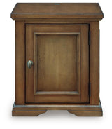 Channley Brown Rectangular End Table by Ashley at Eve Furniture